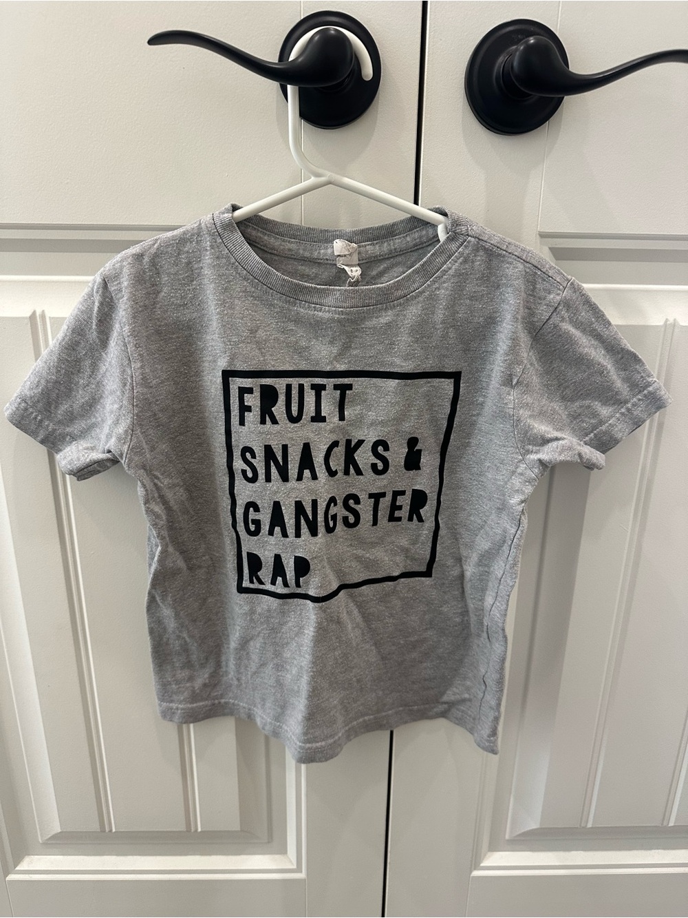 Fruit snacks & gangster rap tshirt